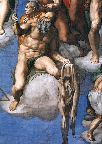 350px-Michelangelo,_Giudizio_Universale_31
